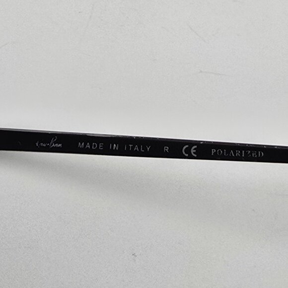 Ray-Ban RB3561 002/58 General Black Frame Polarized G-15 Lens Aviator Sunglasses - Picture 9 of 16